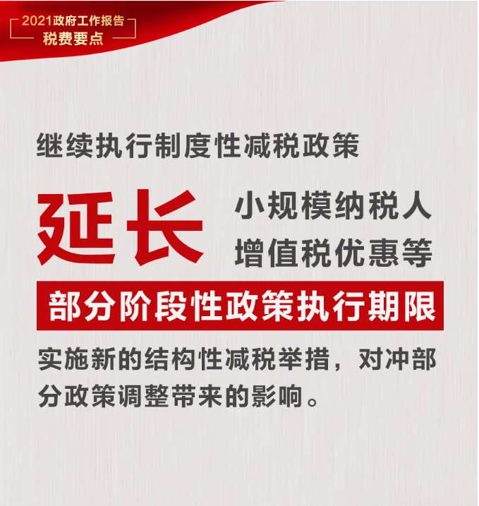 @納稅人繳費(fèi)人：政府工作報告中的這些稅費(fèi)好消息請查收！