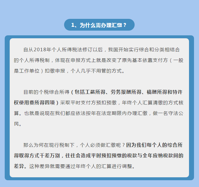 個稅匯算清繳，能偷懶不辦嗎？