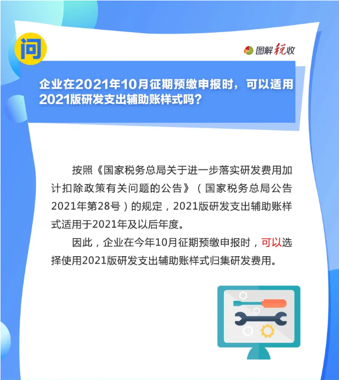 趕緊收藏！10月征期申報(bào)享受研發(fā)費(fèi)用加計(jì)扣除優(yōu)惠，這9個(gè)問答能幫您